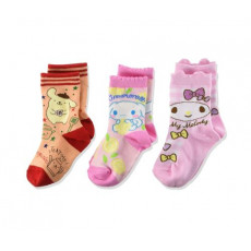 Sanrio 小童襪子3枚組